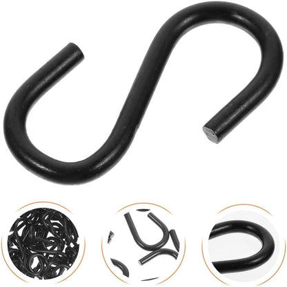 ya 26 10.21 baidi 250 Pcs Hook S-Hook Heavy Duty Iron Hanger Hooks to Closet