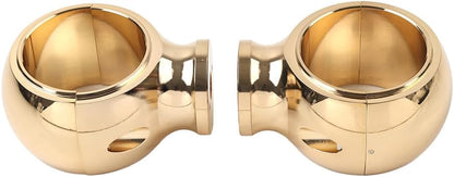 ya 6 8.14 2 Rise Handlebar Riser Clamp Mount Gold for Harley Sportster Softail