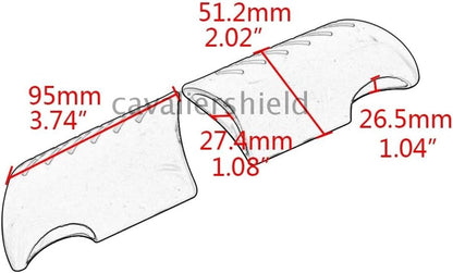 ya 13 9.15 baidi Black Rubber Engine Guard Highway Crash Bar Bumper Protection Slider Universal
