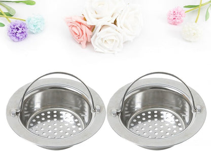 ya 14 9.20 baidi 2 Pcs Sewer Filter Waste Separator Strainer Sink Filters Bathroom-1
