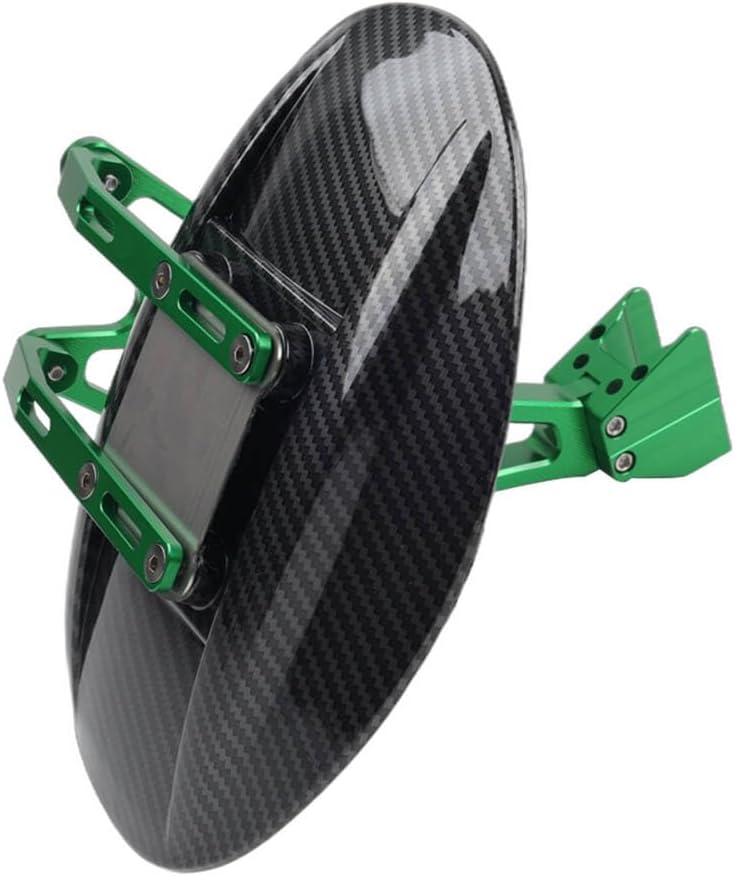 ya 4 8.10 Carbon Fiber Rear Splash Mudguard w/Bracket for Kawasaki Z1000/SX 2014-2020 16
