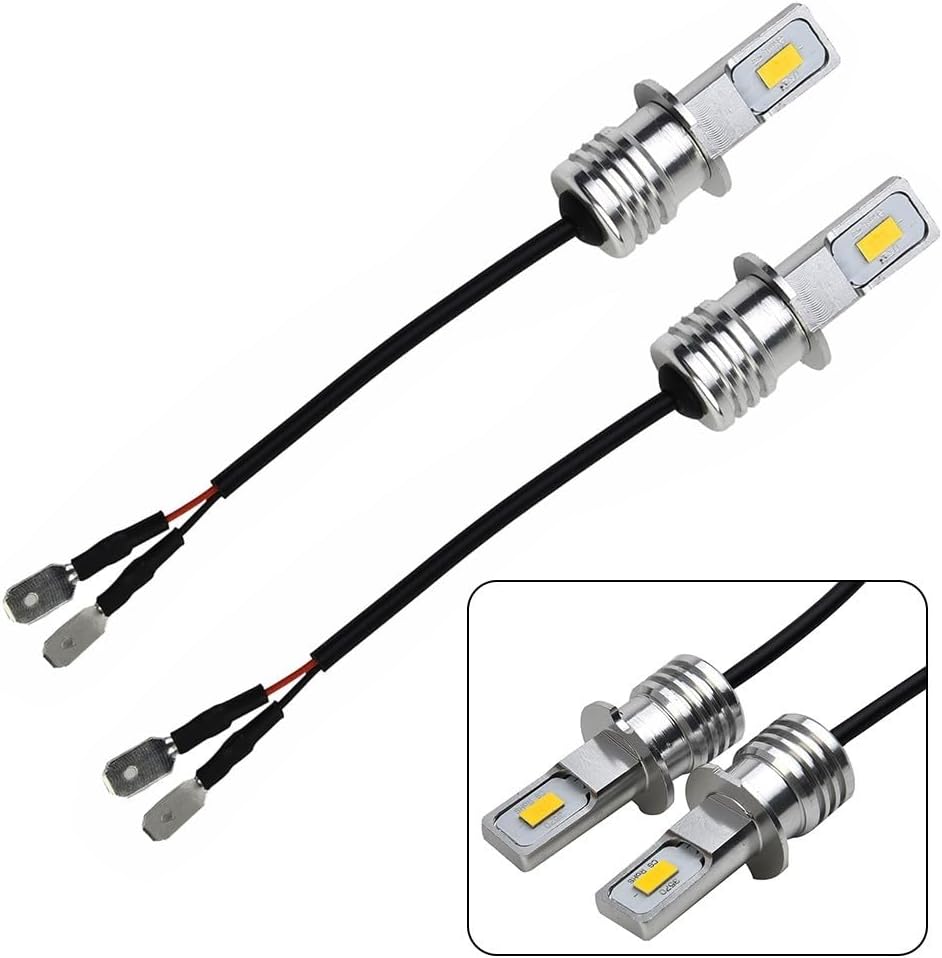 ya 13 9.15 baidi 2 Pcs Light Bulbs Conversion Kit Degrees 55W 2000LM 3000K 63MM*12MM H3 CSP