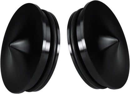 ya 4 8.10 2x Black Swingarm Pivot Cover Cap for Harley Night Street Rod V-Rod VRSC 06-2017