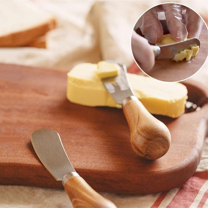 ya 14 9.20 baidi for Mini Butter Knife Cheese Spreader Knive Creative Standing Butter Jam Salad Kn-wq-1