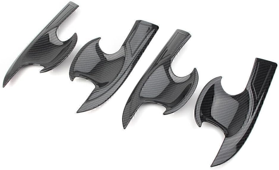 ya 4 8.14 Door Handle Bowl Cover Trim Carbon Fiber Style for Honda for Civic 2016 2017 2018