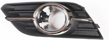ya 4 8.14 One pair of front fog lamp bezel covers with chrome trim fits for Buick Encore 2013-2016