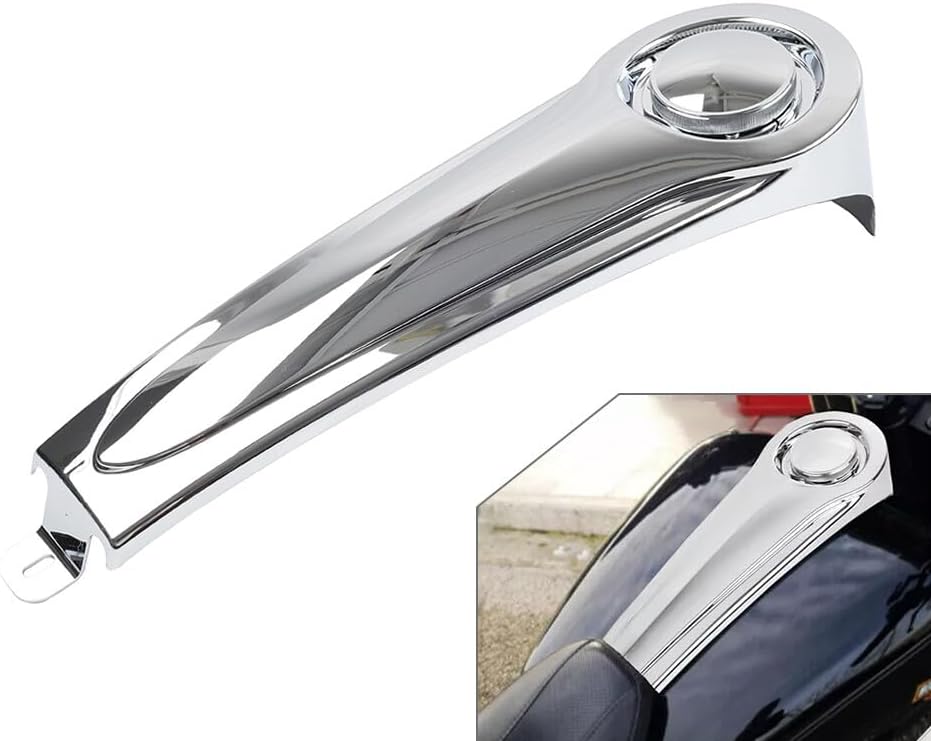 ya 4 8.10 Stretched Dash Fuel Gas Tank Console Panel for Harley Touring Baggers 1986-2007