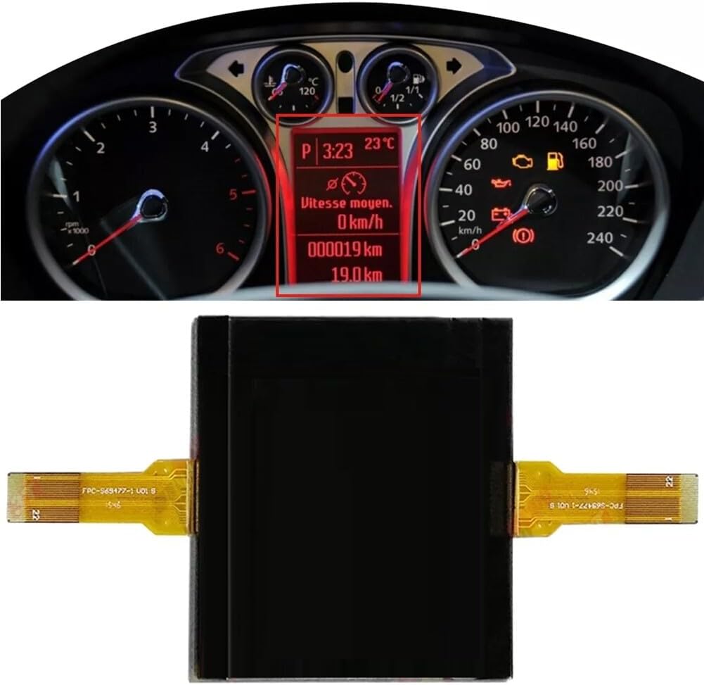 ya 4 8.24 baidi Display for Ford for C-Max for S-Max for Instrument Cluster with 2 Ribbon