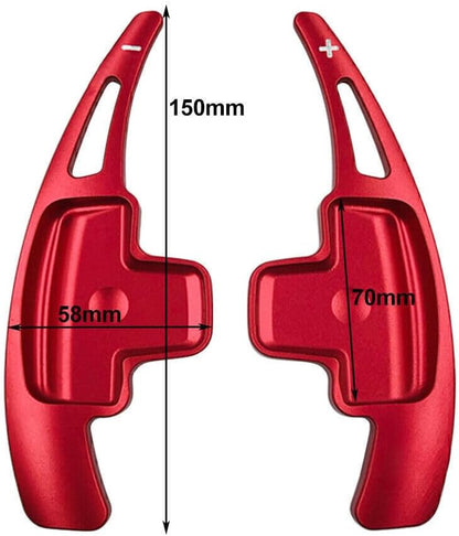 ya 5 8.24 baidi Red Car Steering Wheel Paddle Shift Extension Fit M-Benz A B E R M GLK SLK-Class