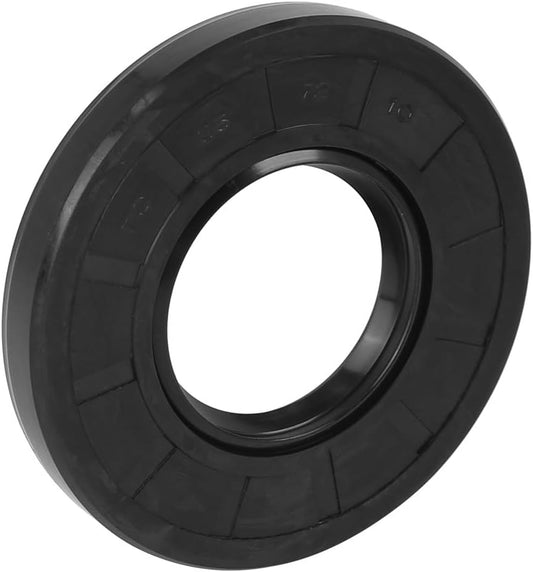 ya 4 8.8.2 35mm x 72mm x 10mm Black Rubber Cover Double Lip TC Oil Shaft Seal