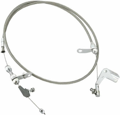 ya 4 8.8.2 Braided Stainless Kickdown Cable Kit for 727 Torqueflite for Dodge for Chrysler U*