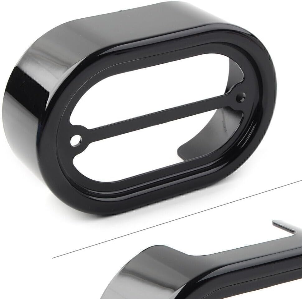 ya 6 8.14 Drag Black Regulator Cover for Harley-Davidson 01-2006 Softail FXST FLST FXSTD
