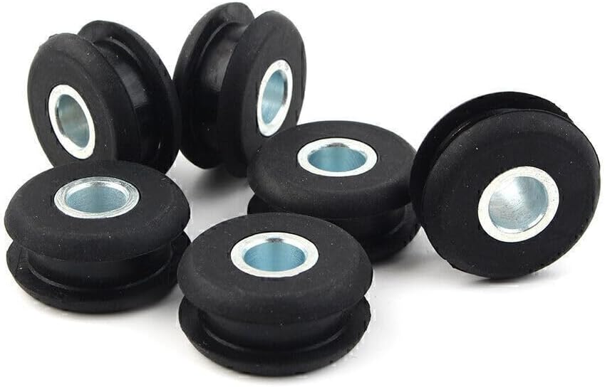ya 2 8.15 6¡Á Black Gas Tank Mounts Rubber Grommets Fit for Harley Softail
