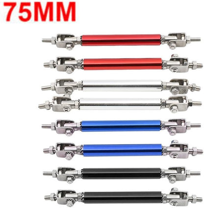 ya 2 8.15 Pair 75mm Adjustable Front Bumper Lip Splitter Strut Rod Tie Support Bar for BMW