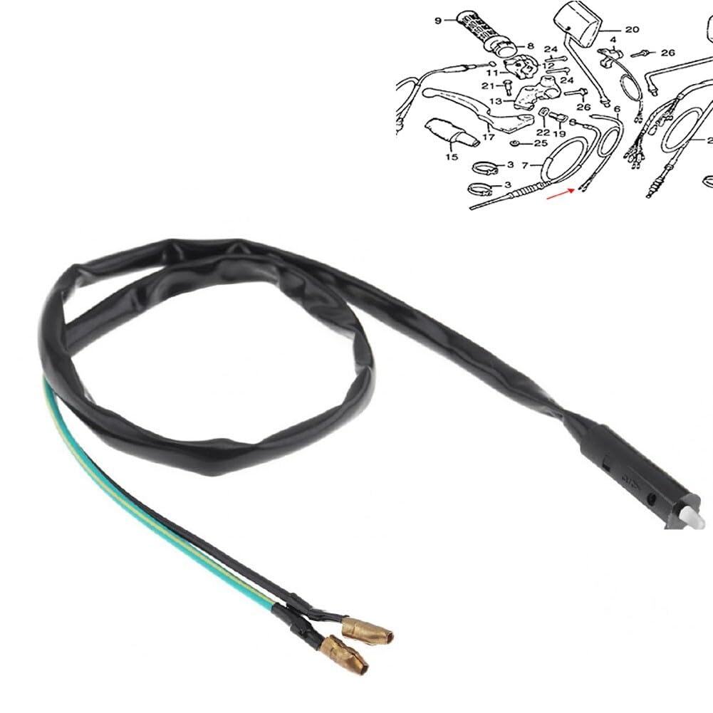 ya 13 9.15 baidi Drum-Type Single Motorcycle Disc Front Brake Line Brake Light Switch New Parts