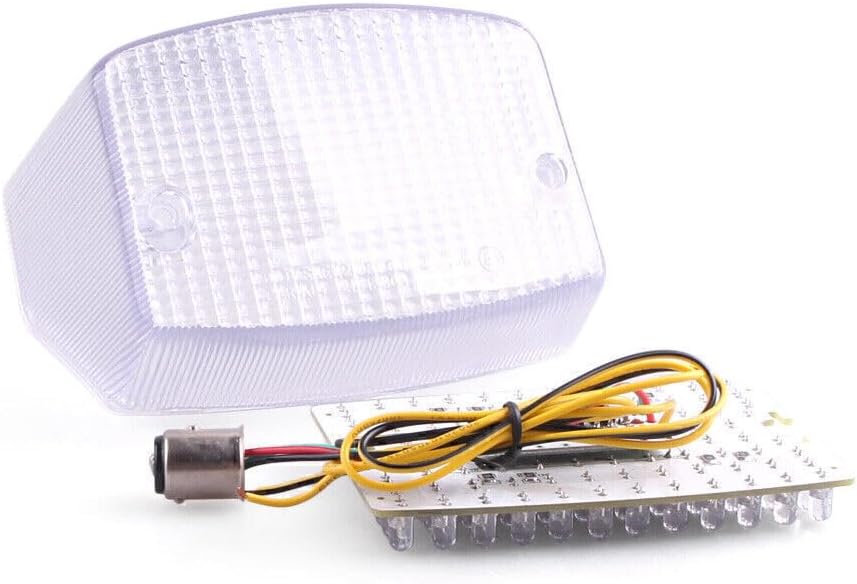 ya 10 9.16 zhengce Clear Rear Tail Light Lamp Turn Signal for Kawasaki ELIMINATOR 125 600 1986