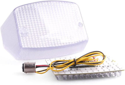 ya 10 9.16 zhengce Clear Rear Tail Light Lamp Turn Signal for Kawasaki ELIMINATOR 125 600 1986
