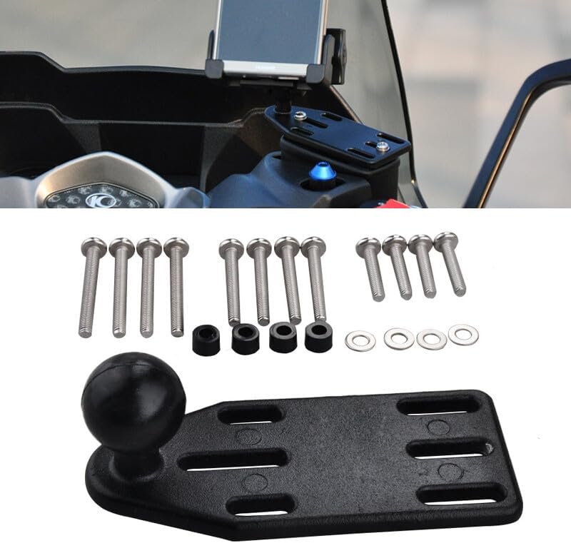 ya 4 8.24 baidi Ball Motorcycle Brake/Clutch Reservoir Cover Cap Mount Base For Phone Holder