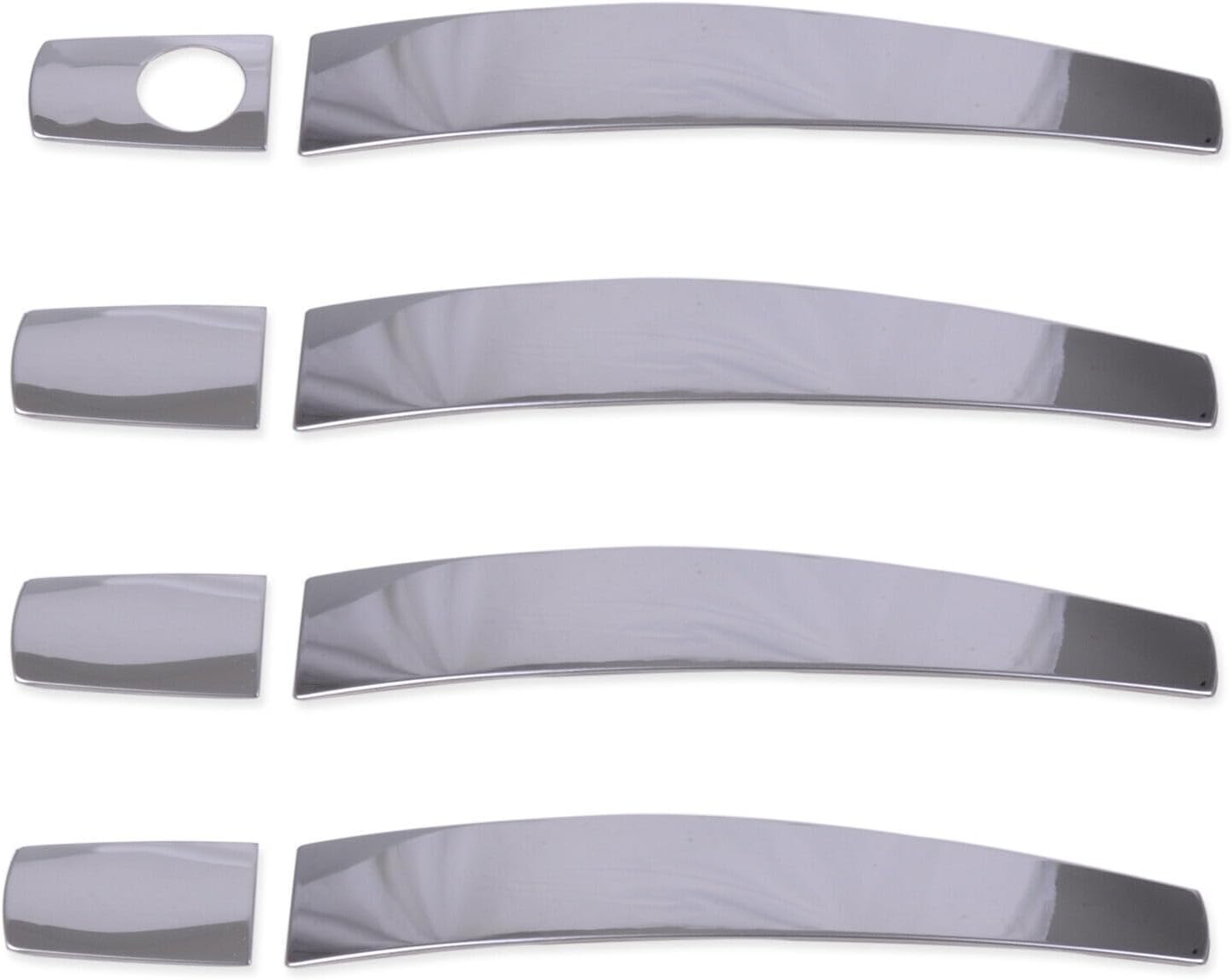 ya 2 8.24 baidi Complete Set of Stainless Steel Door Handle Cover Decorative Molded Cap Moulding @