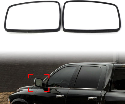 ya 11 9.14 baidifor Dodge for Ram 1500 2500 2011-2018 Wing Mirror Glass Left Right Side Heated