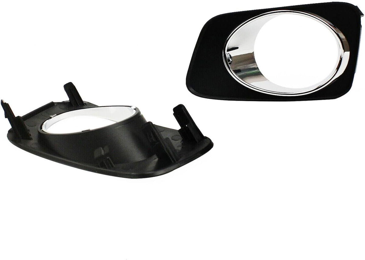 ya 4 8.8 2pcs Front Bumper Fog Light Protector Frame for Toyota Corolla Axio Fielder 2007-2010