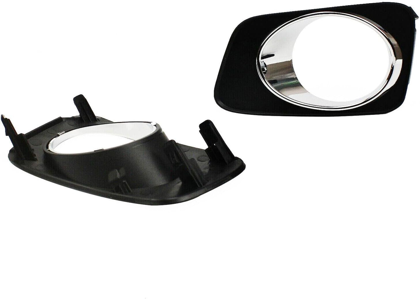 ya 3 8.24 baidi 2pcs Front Bumper Fog Light Protector Frame for Toyota Corolla Axio Fielder 2007-2010