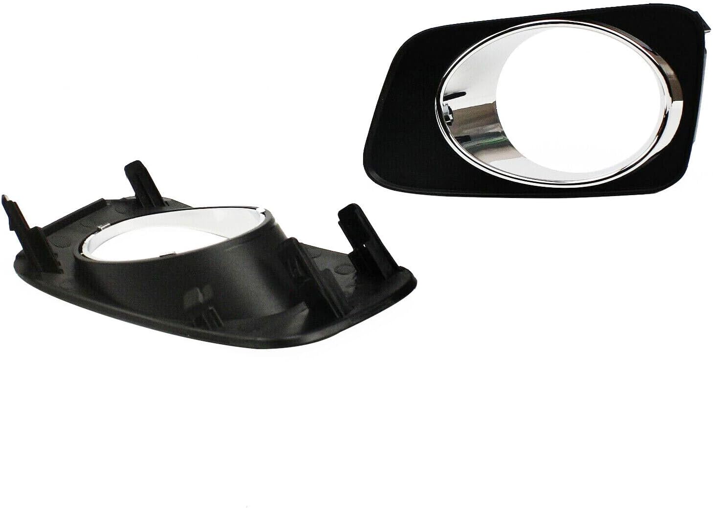 ya 3 8.24 baidi 2pcs Front Bumper Fog Light Protector Frame for Toyota Corolla Axio Fielder 2007-2010