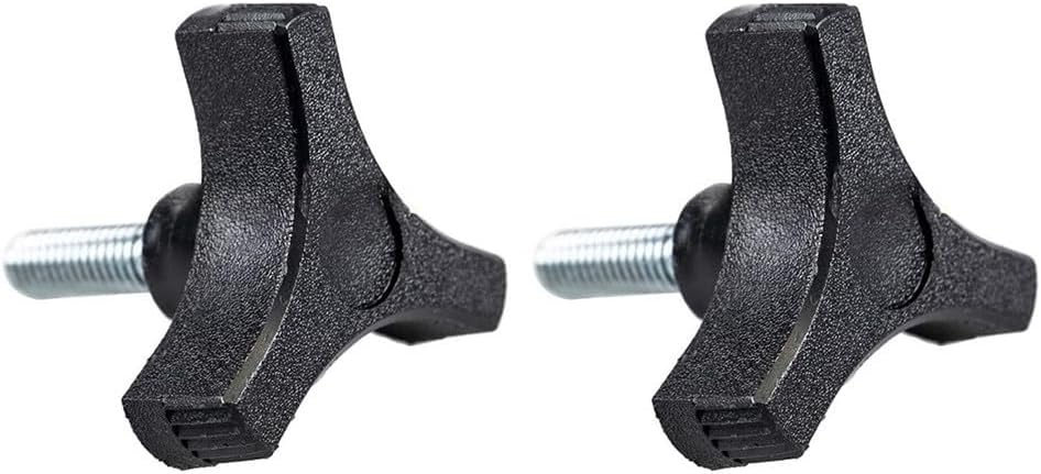 ya 26 10.21 baidi Black Plastic Knob Handle Three Prong 2 Inch Diameter Threaded 51618 Insert