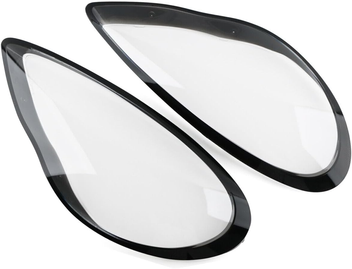 ya 11 9.14 zhengce Pair headlight glass spreader cover for Porsche for PANAMERA 2011 2012 2013