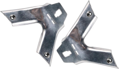 ya 5 8.10 Pair Front Bumper Support Brace Mount Bracket For E300 E400 GLC200 GLC300 CLS400