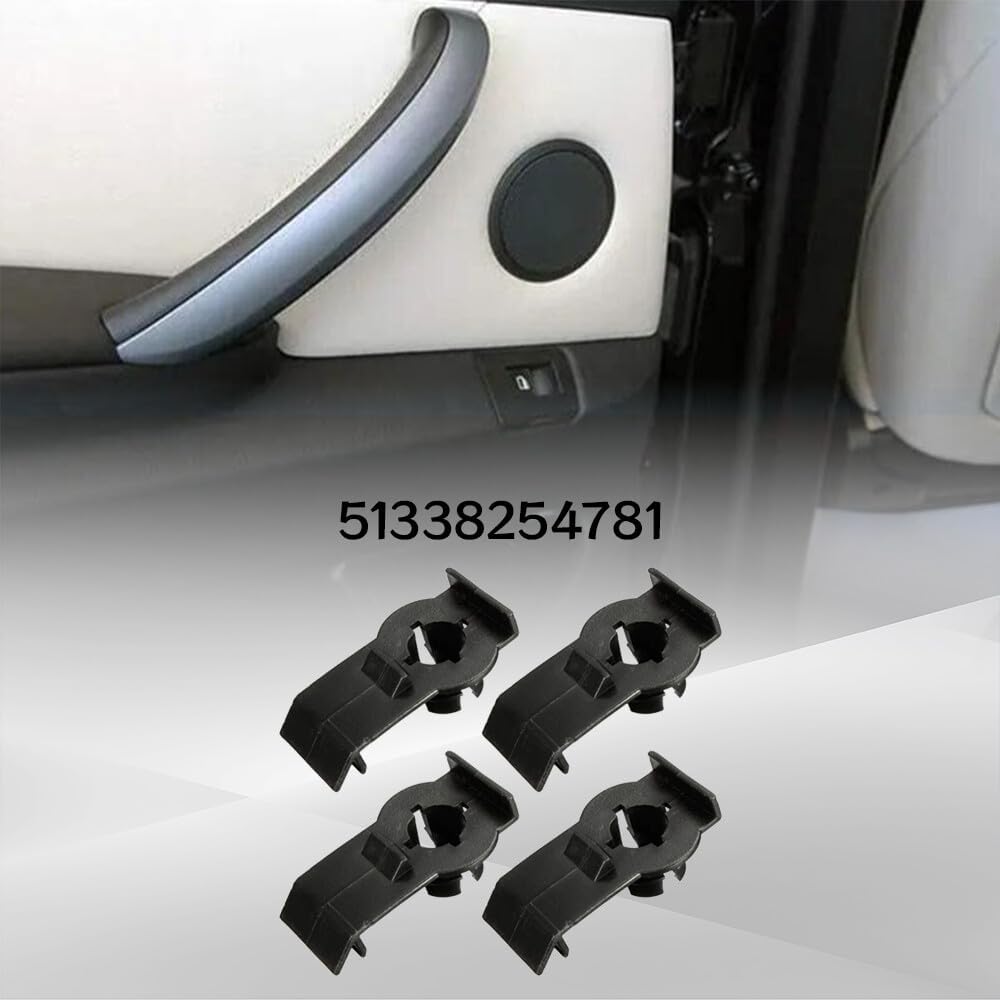 ya 4 8.14 4Pcs Car Front Window Regulator Clips Repair 51338254781 for BMW for X5 2000-2006
