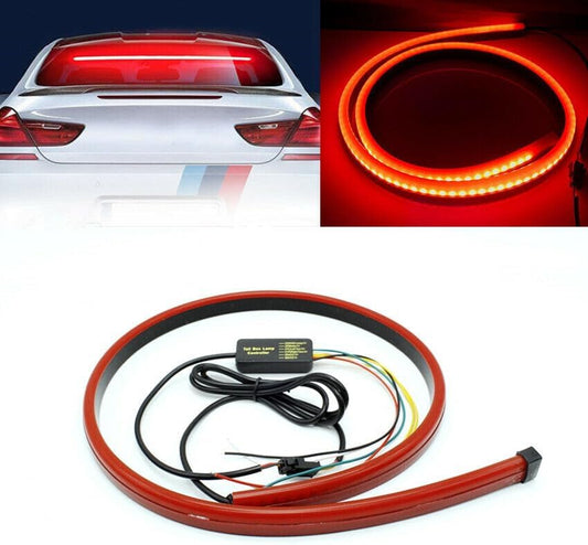 ya 4 8.8 Car additional lights third brake flexible red LED drive turn signal stop light 
