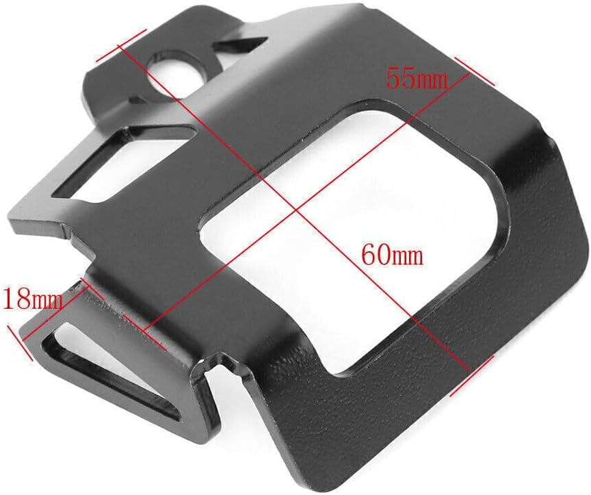 ya 4 8.14 Rear Brake Fluid Reservoir Guard for Yamaha MT09 2014-18 FZ-09 FJ-09 14-18 Black