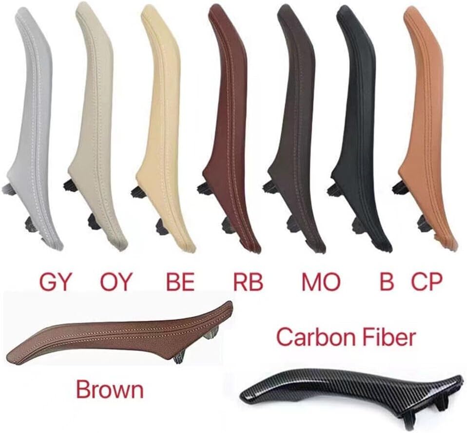 ya 4 8.24 baidi Suitable for BMW 5 Series F10/11/18 Right Inner Door Oyster Leather Handle Assembly 