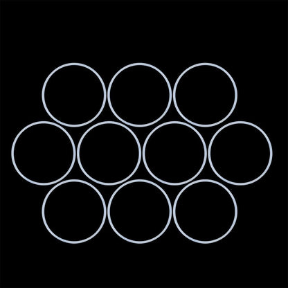 ya 13 9.15 baidi 20PC Silicone O-Rings, 53.6mm OD, 50mm ID, 1.8mm Width, Seal Gasket White