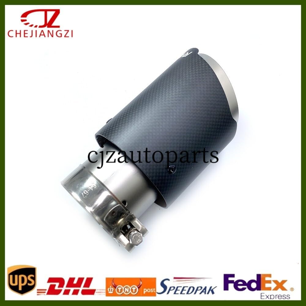 ya 6 8.24 baidi 76/89/101/114MM Out Remus Matte Carbon Fiber Universal Tailpipe