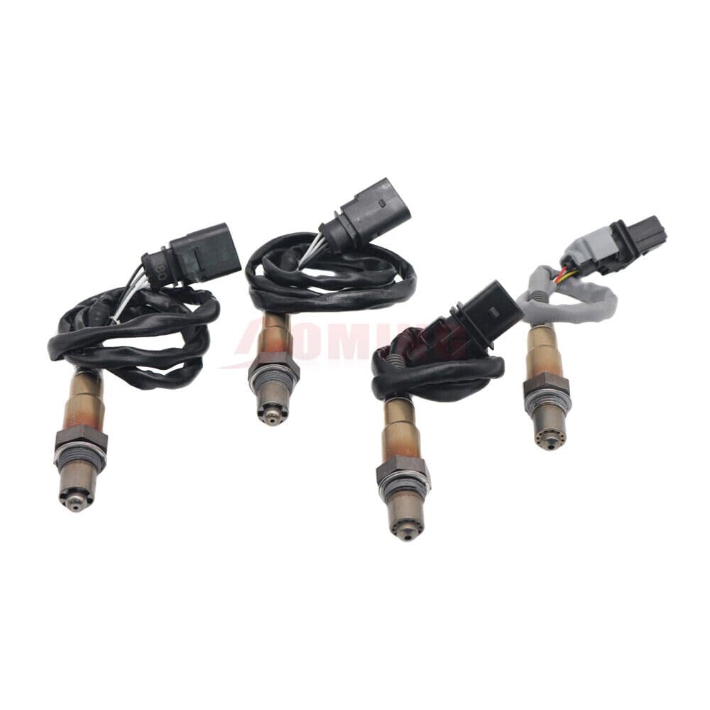 ya 4 8.10 4 Pack Oxygen O2 Sensor for Porsche for Cayenne 3.6L V6 2008-2010 Upstream + Downstream 