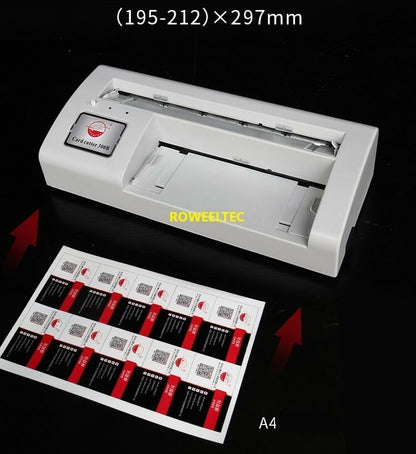 ya 16 10.20 baidi New 300B Automatic Name Card Slitter Cutter,Business Card Cutting Machine BI