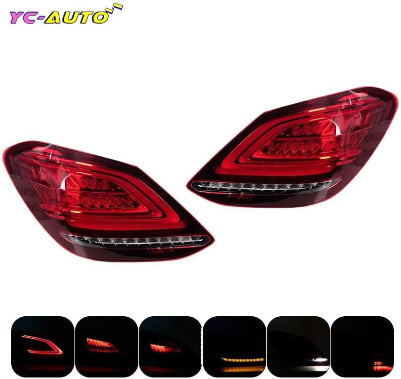 ya 7 8.24 baidi Left LED Tail Light Brake Lamp for Mercedes-Benz C-Class W205 C180 C200 2019-20