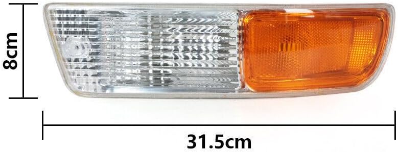ya 2 8.15 Left yellow front bumper fog light without bulb or wire, suitable for Toyota RAV4 1998-1999