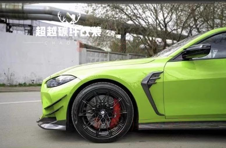 ya 2 8.15 SUIT@FOR 21-25 for BMW G80 G82 M3 M4 Dry Carbon Fiber Front fender decorative strip