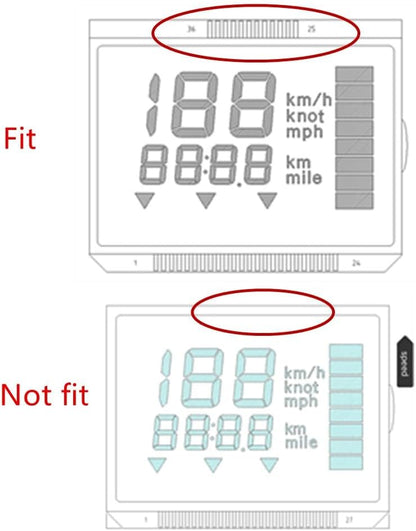 ya 2 8.15 New LCD Display Screen Kit for Yamaha 6Y5 Speedometer Gauge Unit 6Y5-83570-A0-00