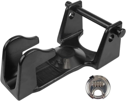 ya 4 8.8.2 TL-50 Gooseneck Hitch Lock W/Combination Lock RVs Livestock Hauler Trailer Black