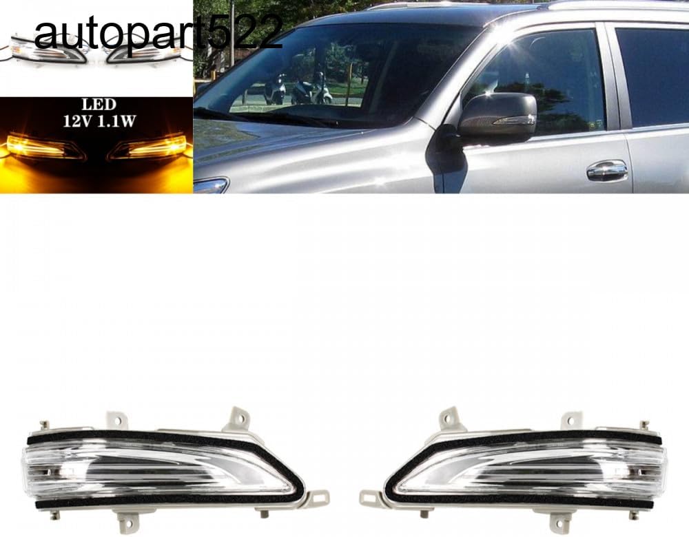 ya 11 9.14 baidiLeft/Right Turn Signal Light for Lexus GX460 LX570 2010-2019 Front Side Lamp