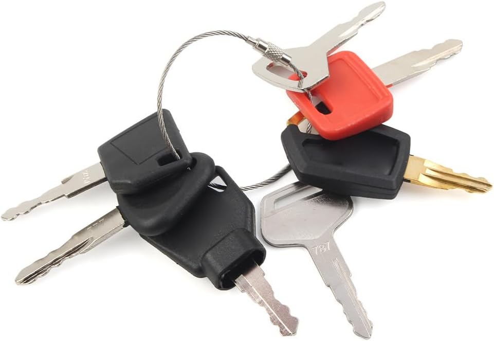 ya 4 8.24 baidi 7 Heavy Equipment Construction Ignition Key Set For Case For Komatsu For JCB
