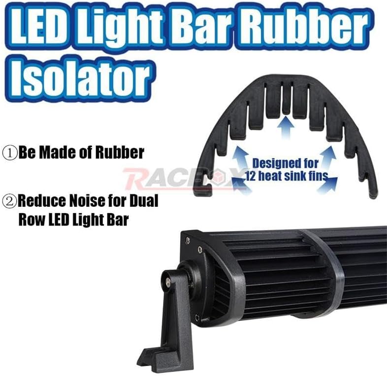 ya 7 8.24 baidi 5x Silencer Rubber Isolator Reduce Noise for 50 52inch Offroad LED Light Bar US