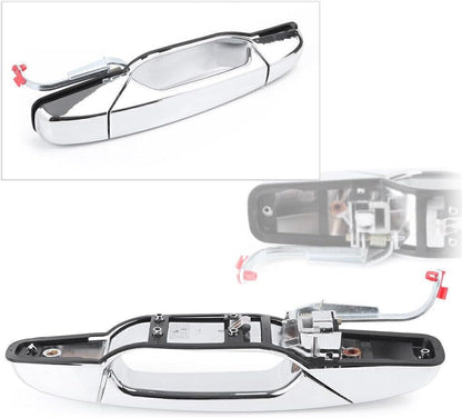 ya 5 8.10 Door Handle Exterior Rear Right for GMC for Cadillac for Escalade Base 2007-2013 Chrome