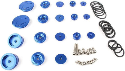 ya 2 8.15 18pcs F for Ram e End Cap Hole Plug Decor Cover Kit Fit for BMW R 1200 GS ADV 2013-2019