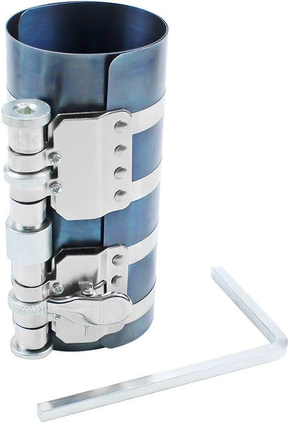 ya 6 8.14 6¡± Piston Ring Compressor Adjustable from 2.4¡±to 7.6¡± Sprung mechanism Blue