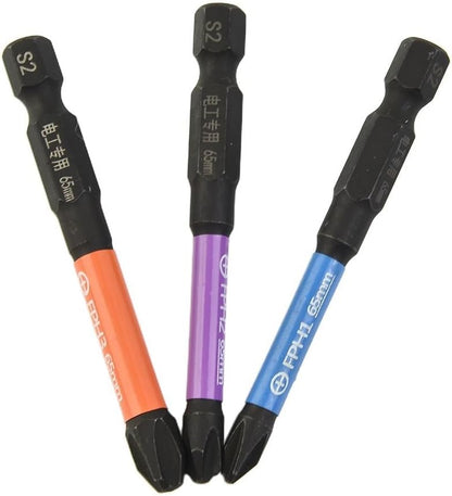 ya 26 10.21 baidi Cross Screwdriver Bit Spare Parts Special Slotted 3pcs 65mm Accessories